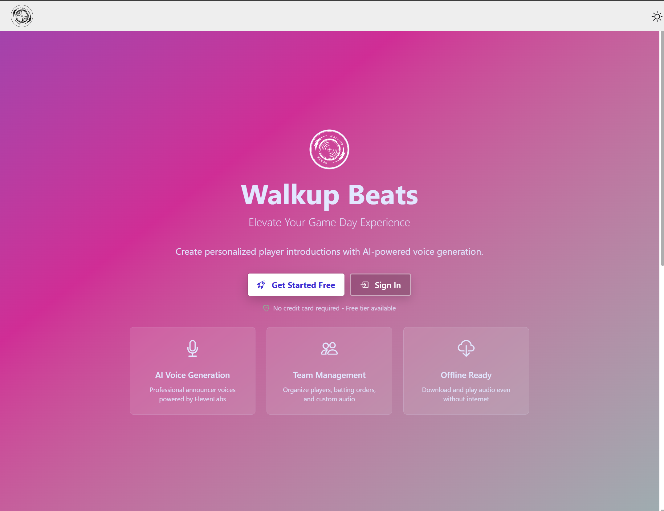 Walkup Beats
